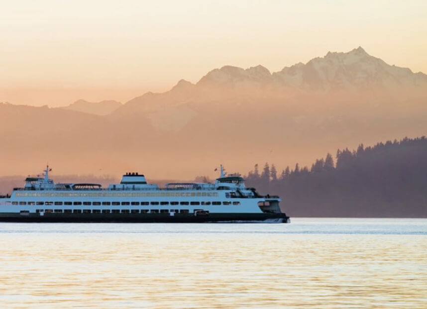 Ferry in Seattle, WA