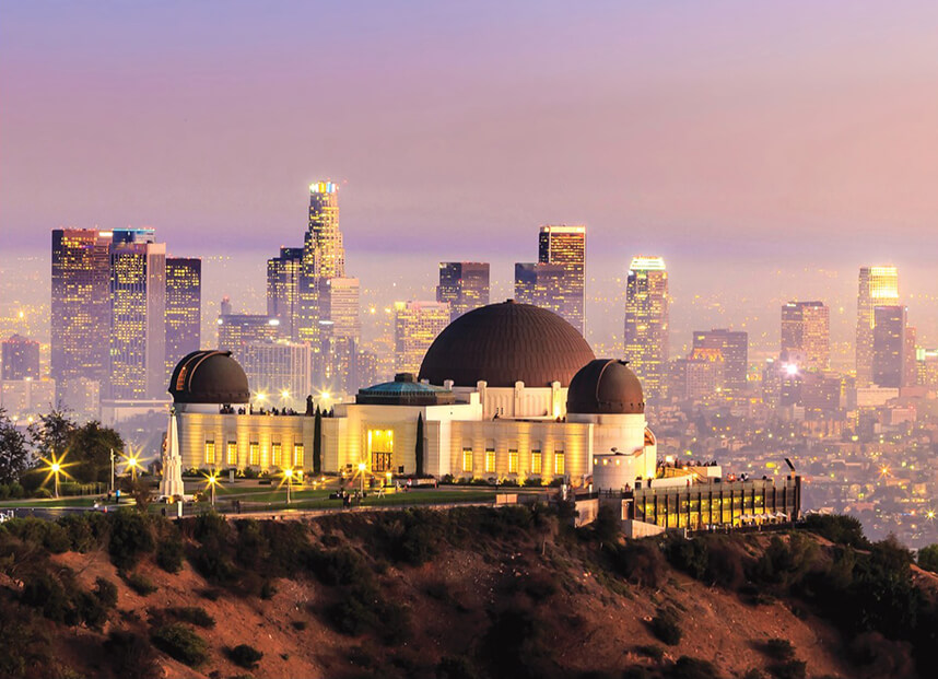 Griffiths Observatory in Los Angeles, CA