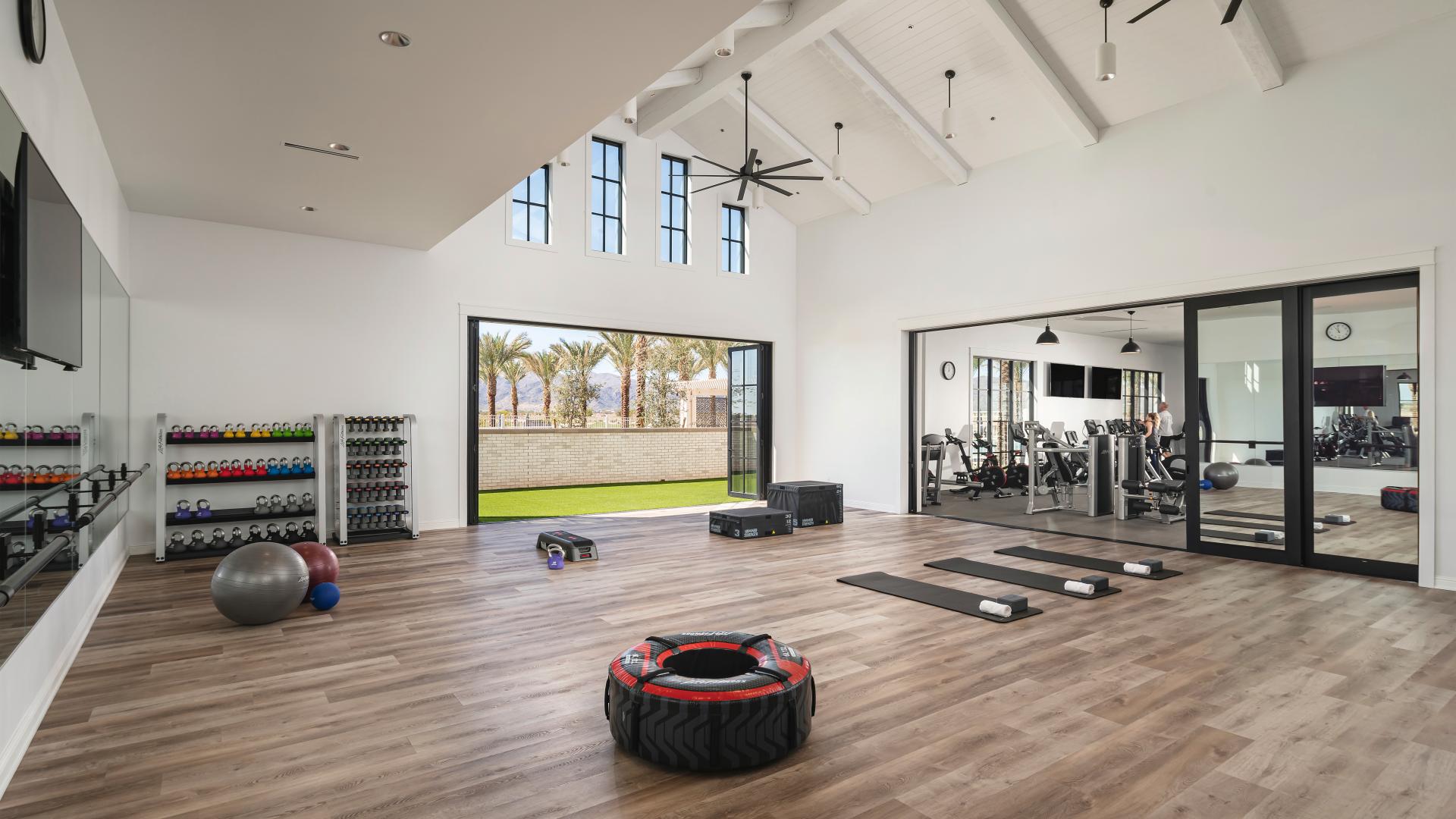 State-of-the-art fitness center and movement studio